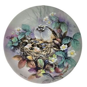 Vintage Lena Liu Tender Lullabye Collection Plate 1990 8.5 Inches
